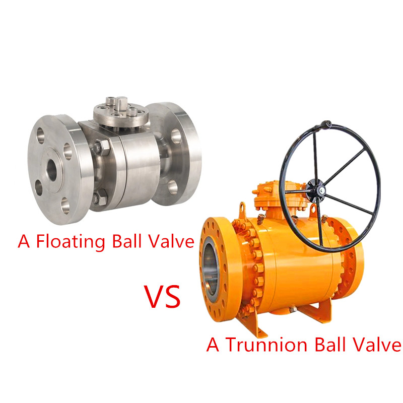 อะไรคือความแตกต่างระหว่างบอลวาล์วลอยตัวและบอลวาล์วแบบยึดติดที่รองแหนบ (Trunnion Mounted)?