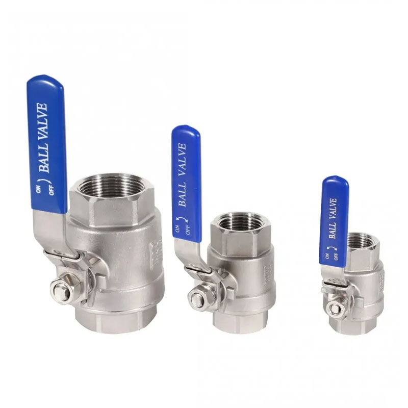 2pc 1000wog psi สแตนเลสวาล์วบอลเกลียวสแตนเลส